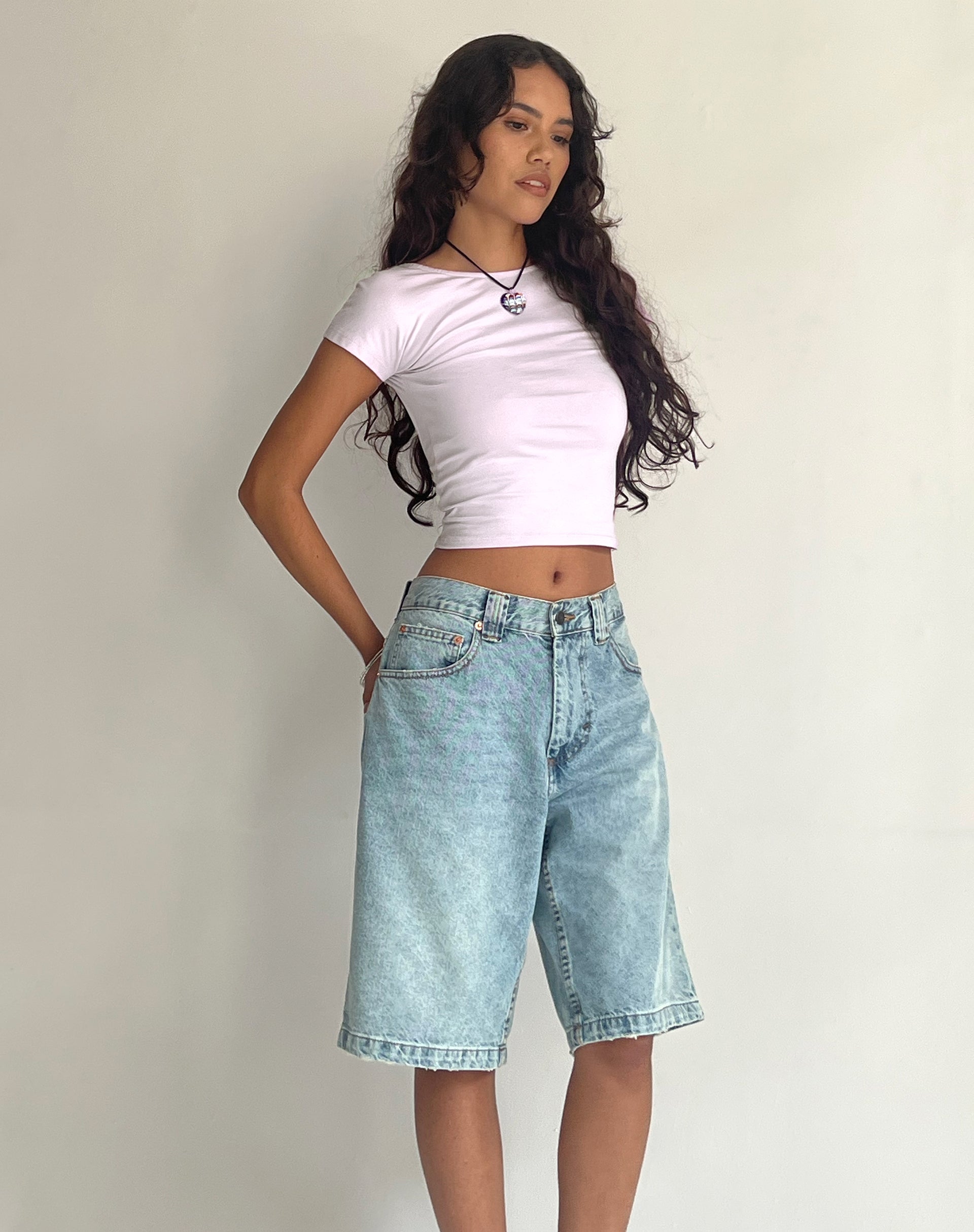 Image de Xiwang Crop Top in Soft Lilac