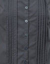 Popeline gris anthracite