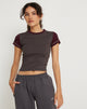 Image de Sivan Tee en Beluga Oxblood Cloudburst