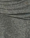 Tricot pailleté kaki