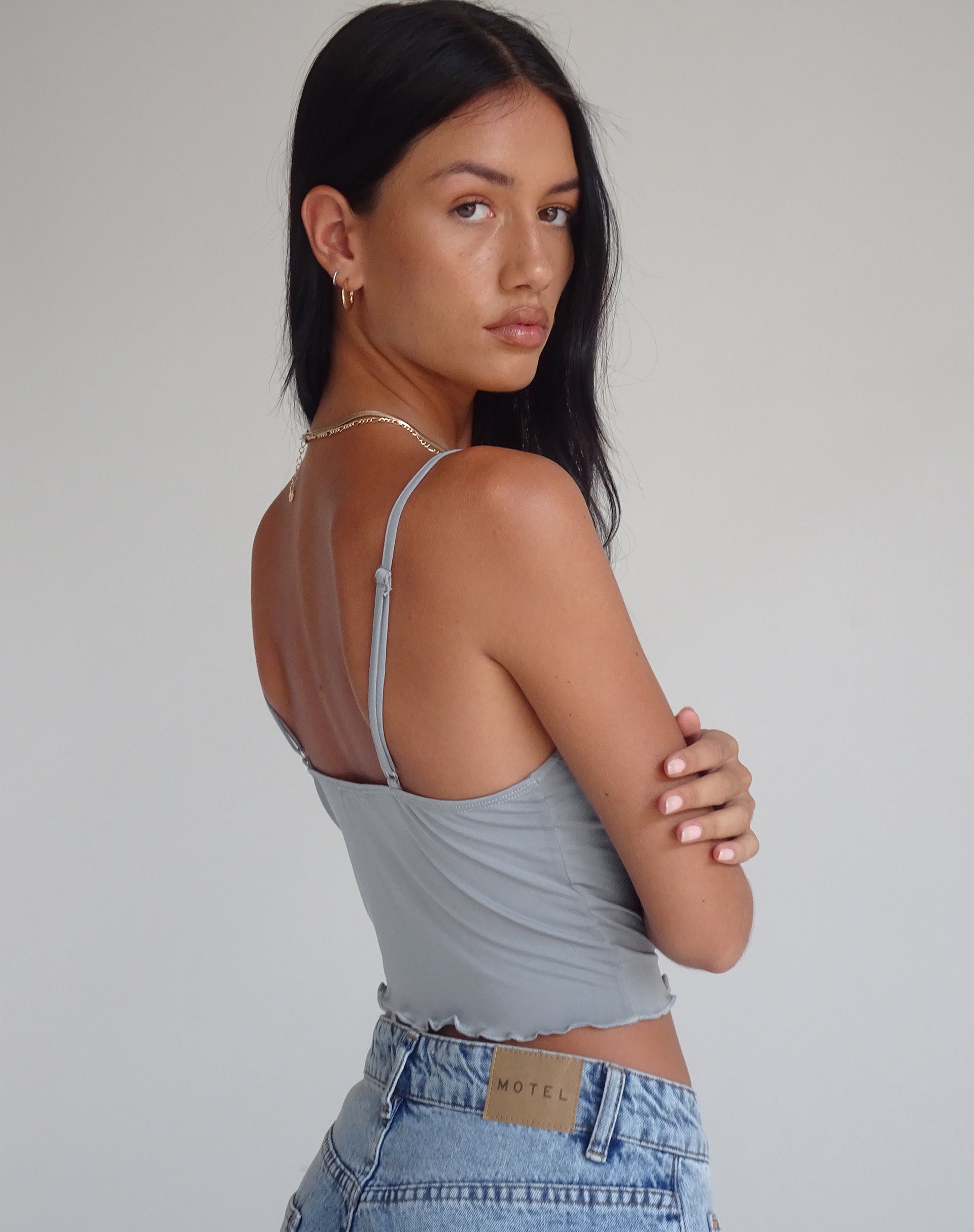 Image de Yenika Cami Top in Slinky Grey