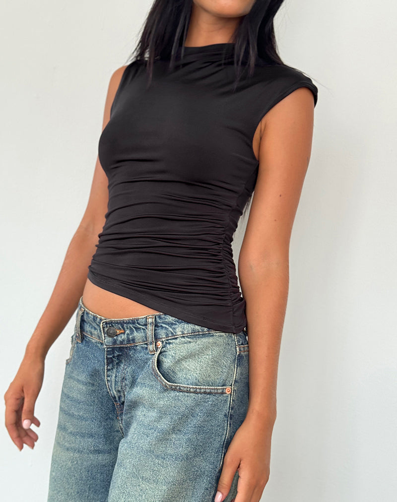 Image de Yeseo Tank Slinky Top in Black