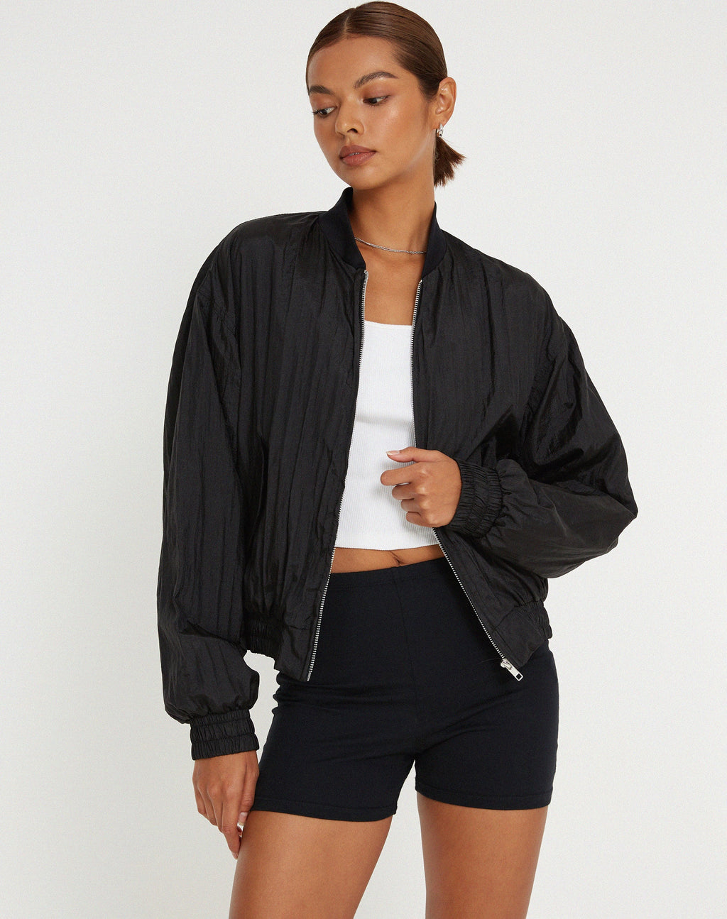 Veste Yuu Shell en noir