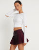 Image de Bosie Long Sleeve Top in Lycra White