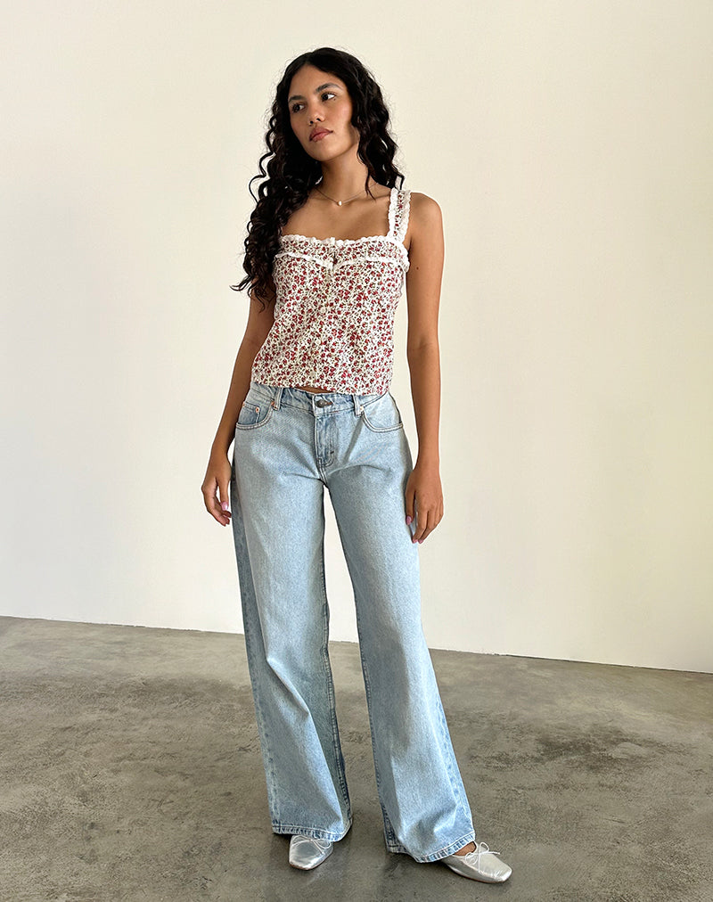 Image de Zarinata Cami Top in Pretty Ditsy