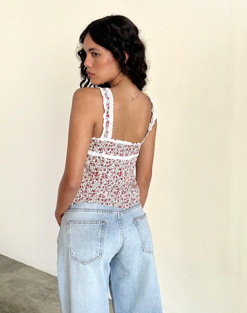 Image de Zarinata Cami Top in Pretty Ditsy