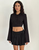 Image de la veste courte Zaviya en noir