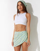 image de Zeh Mini Jupe en Lime Floral