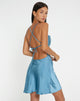 Image de Mini robe Zenita en satin ardoise