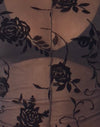 Flocon de rose noir