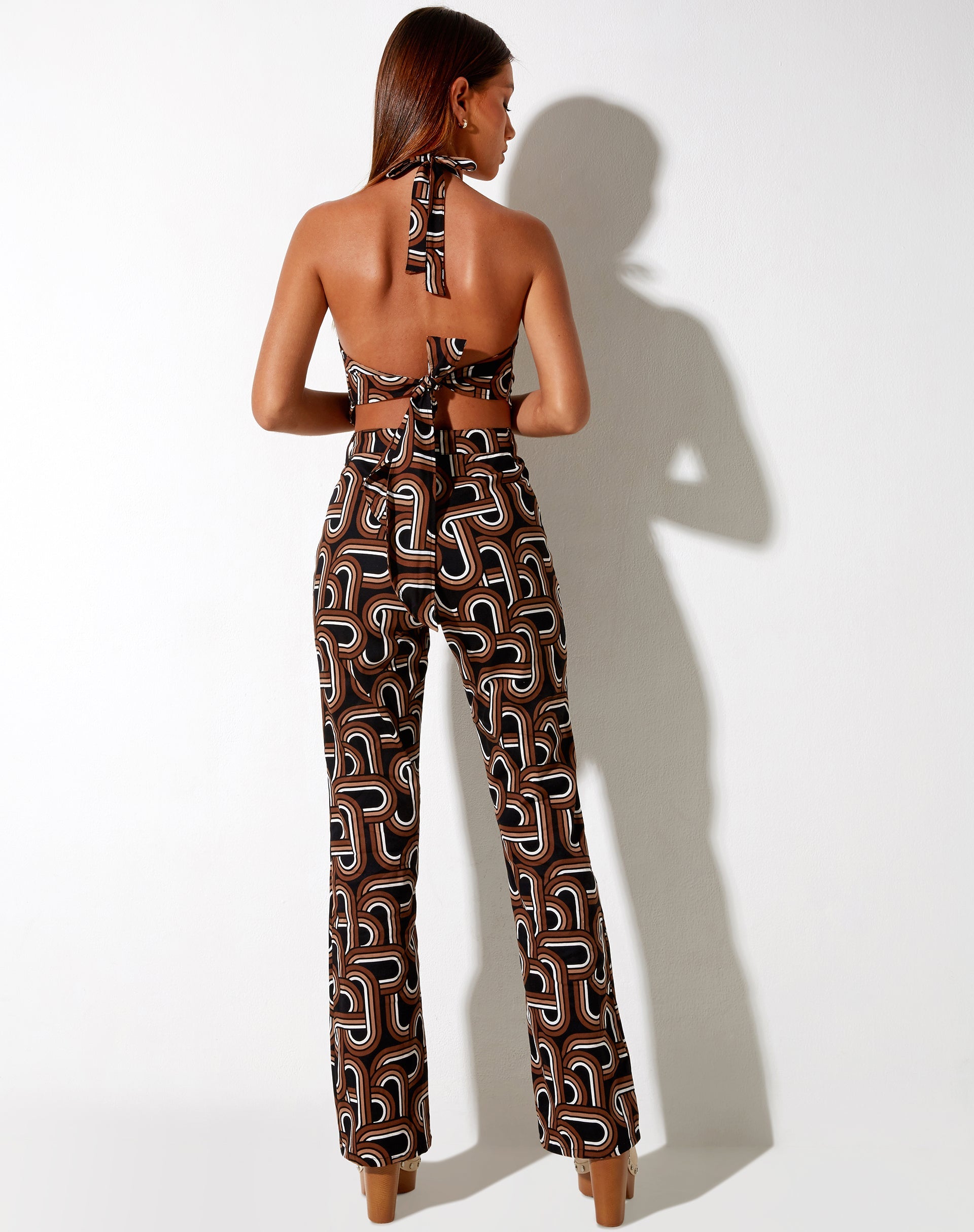 Image de Zoven Trouser in Tonal Interlink Black