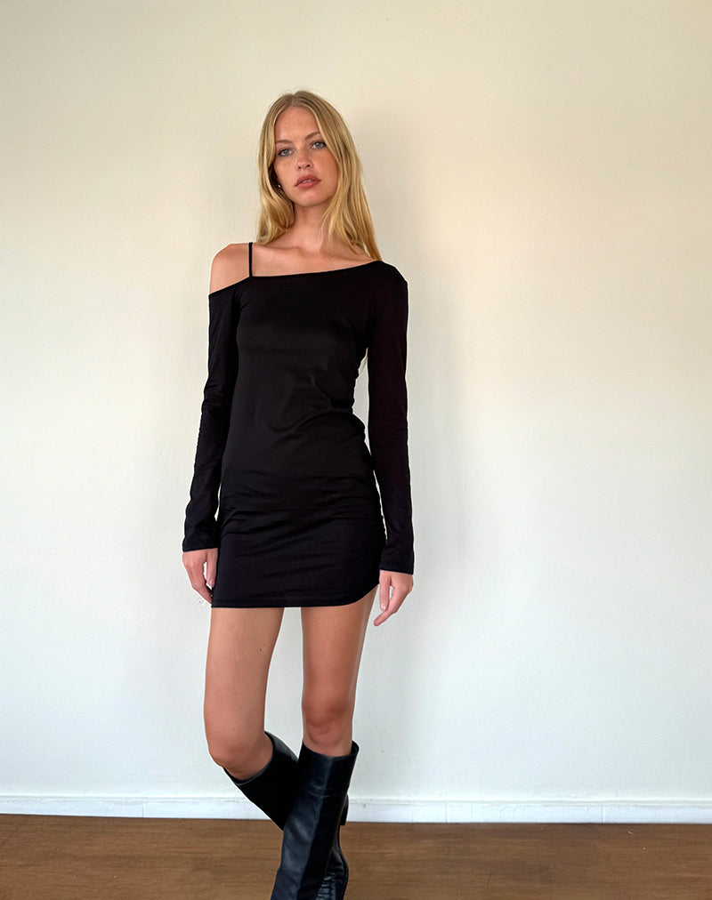 Mini robe Zylene en noir
