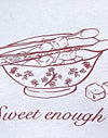 Blanc avec graphique Sweet Enough