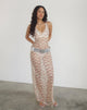 Image de Valtheni Maxi Dress in Chic Petal Pink Lace