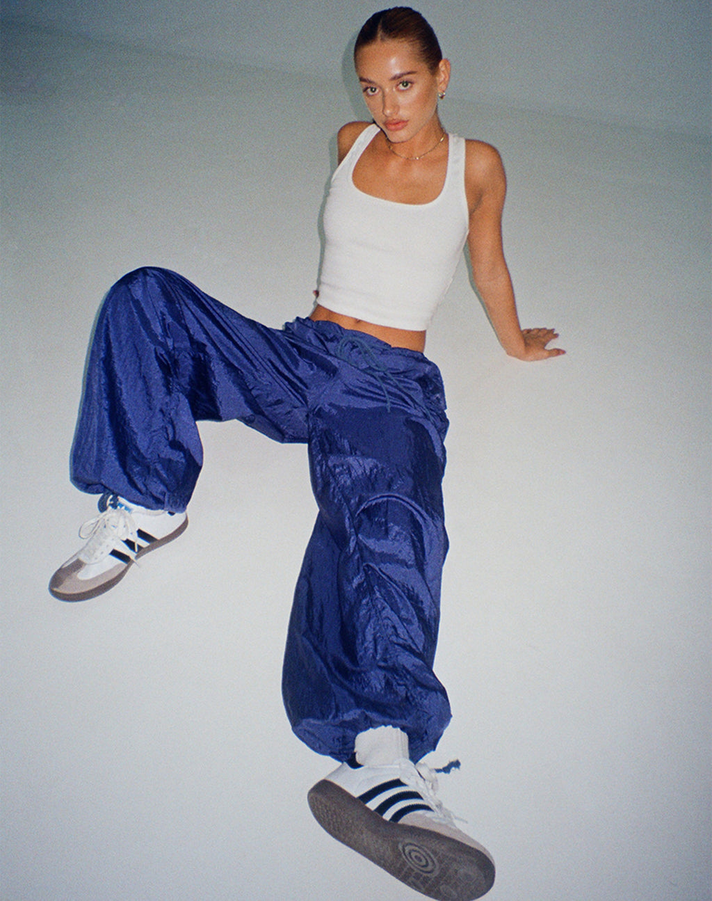 Pantalon Chute en marine