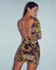 Image de Mini robe Onata en or papillon
