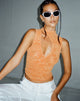 image de Herti Top en Mixed Animal Flock Orange