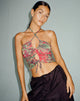 image de Fusena Cutout Top in Festival Print