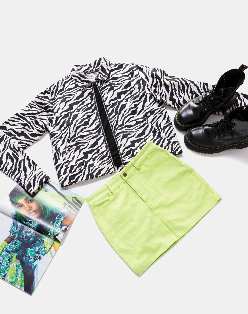 Veste Agatha en Zebra 90's