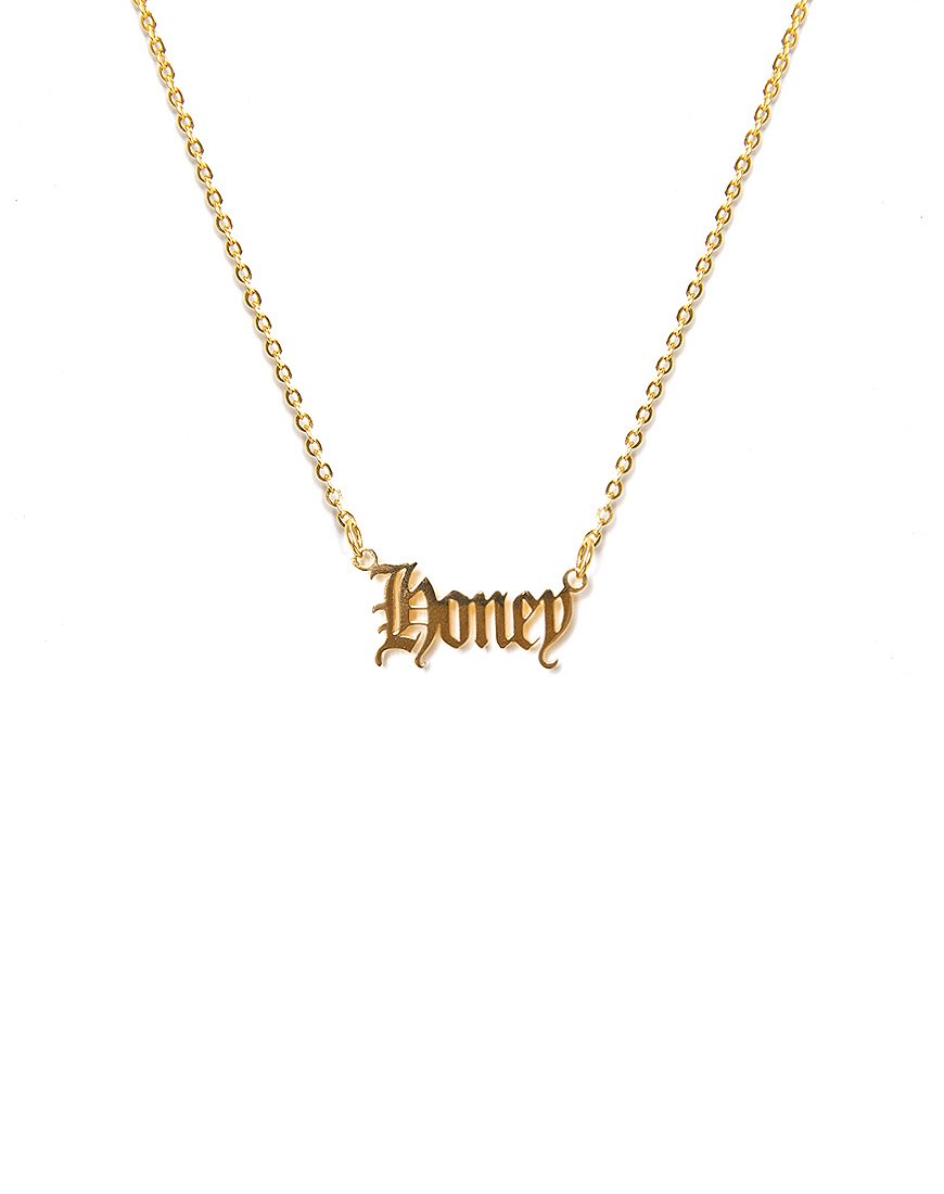 Collier en or "Honey