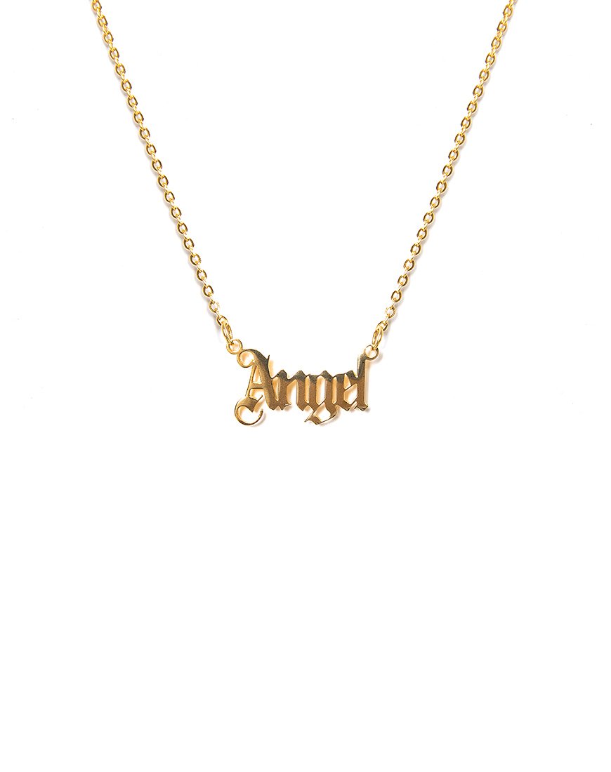 Image du collier en or "ange".