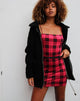 Image de Selah Dress in Winter Plaid Red / Black