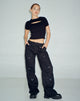 Image de Vinsa Cargo Trouser in Black
