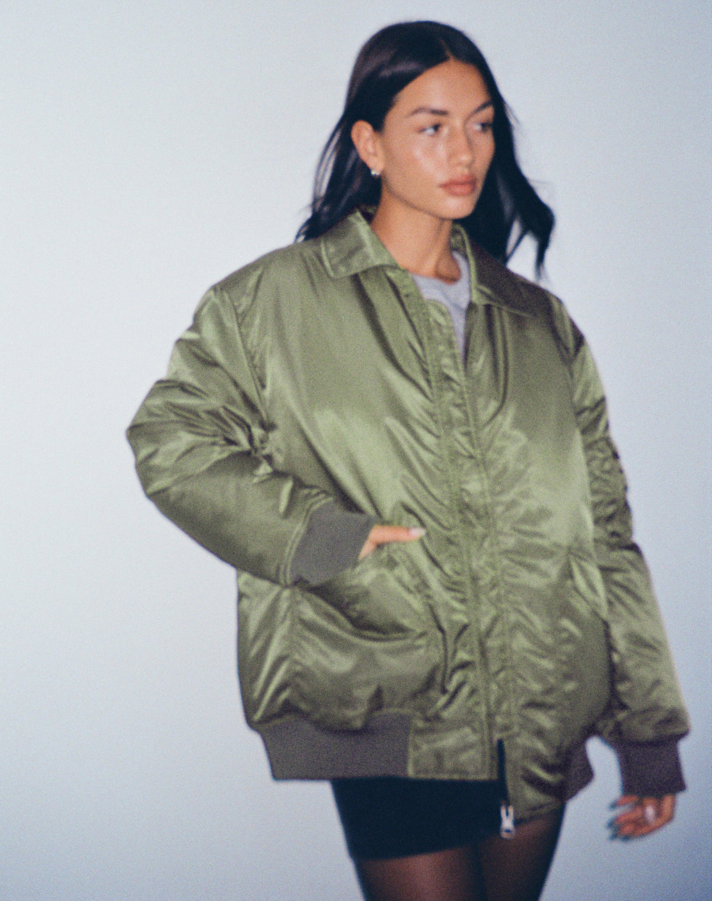 Veste Manik en vert kaki