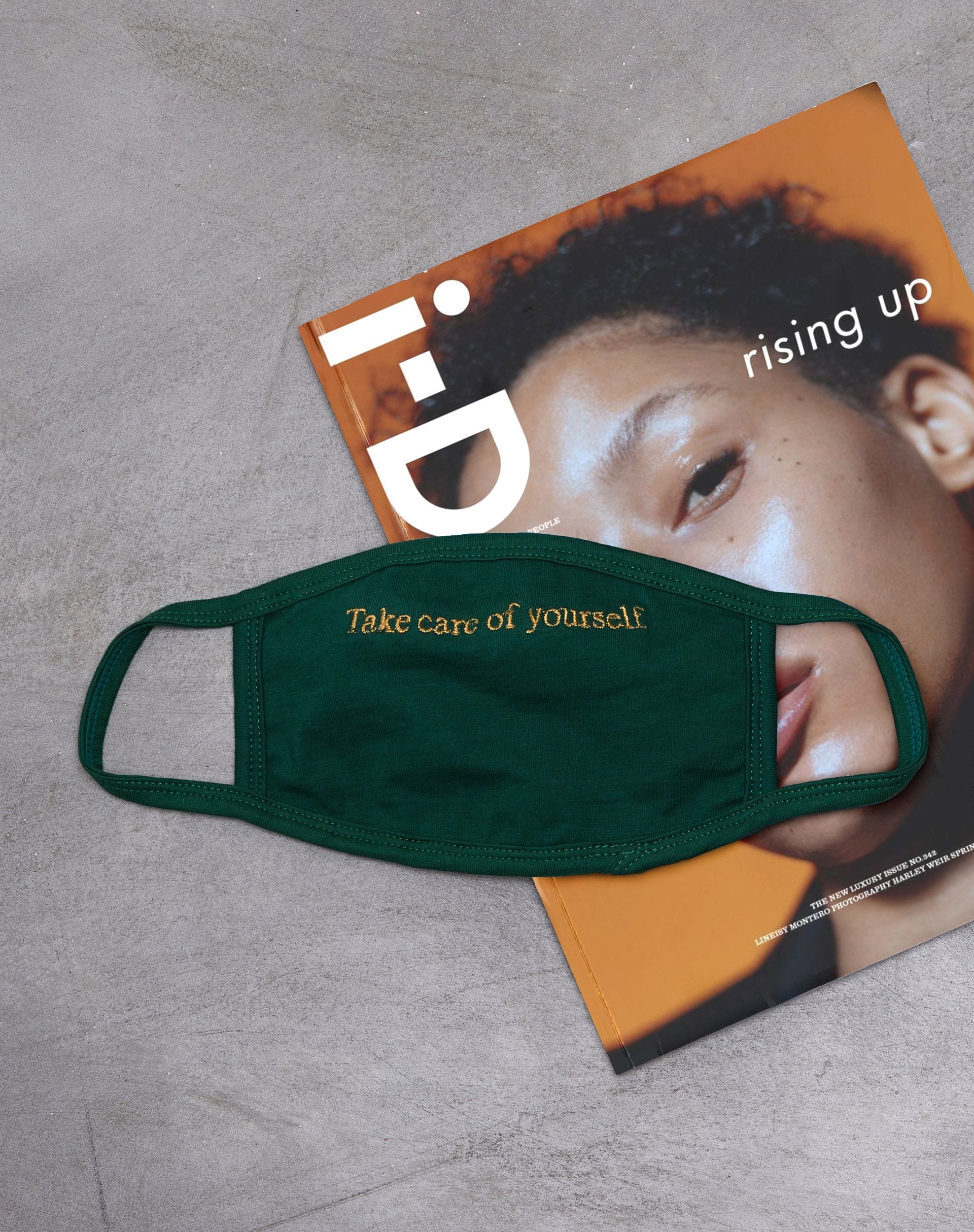 Image de Masque de visage en bouteille vert Take Care Of Yourself Embro