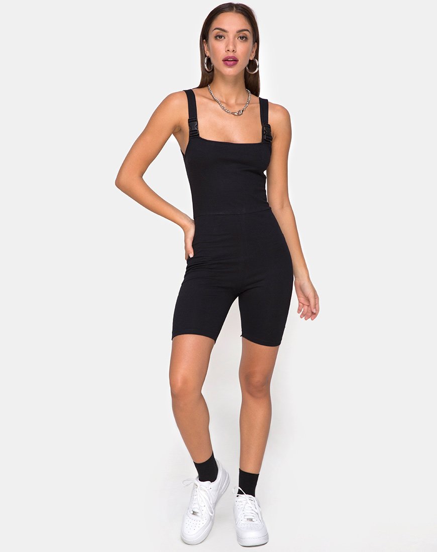 Image de Acrety Unitard in Black Buckles