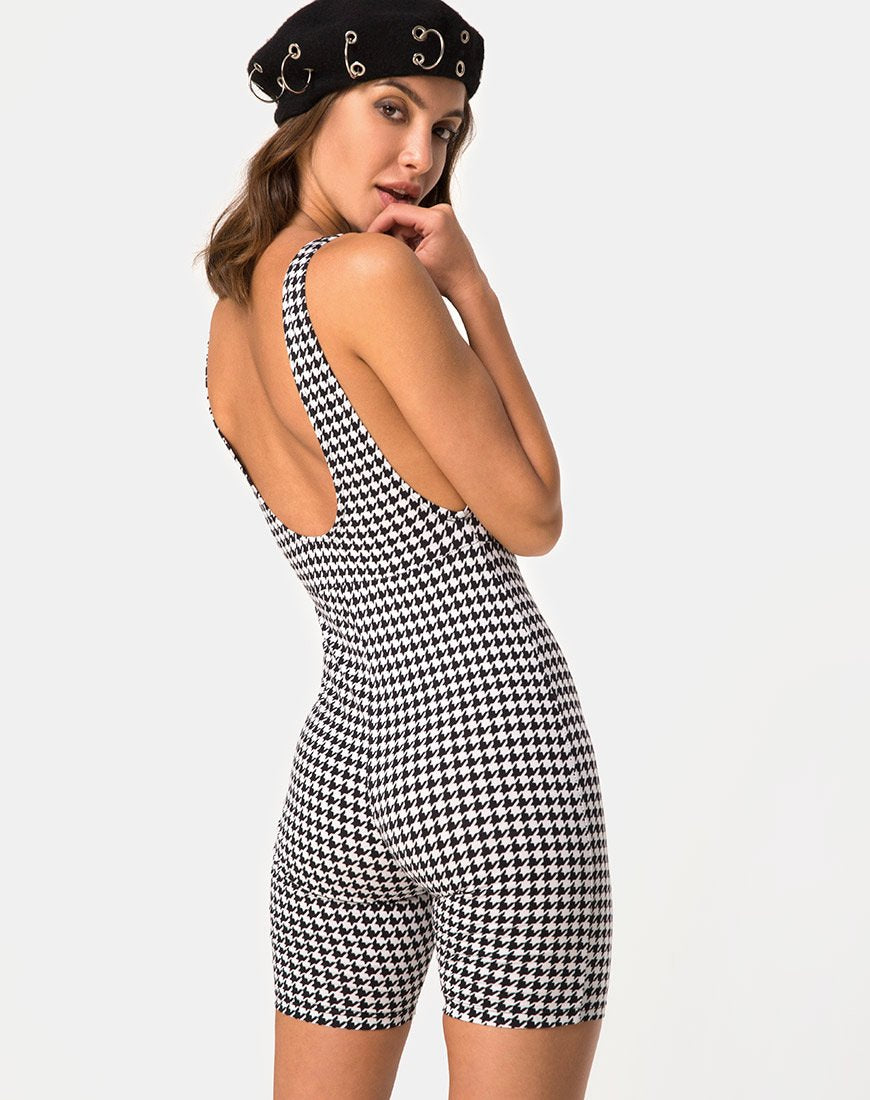Acro Unitard en Dogtooth