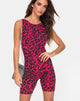Image de l'Acro Unitard en Oversize Jaguar Red