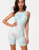 Image de l'Acro Unitard en Pastel Tie Dye