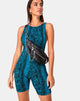 Image de l'Acro Unitard en Snake Blue