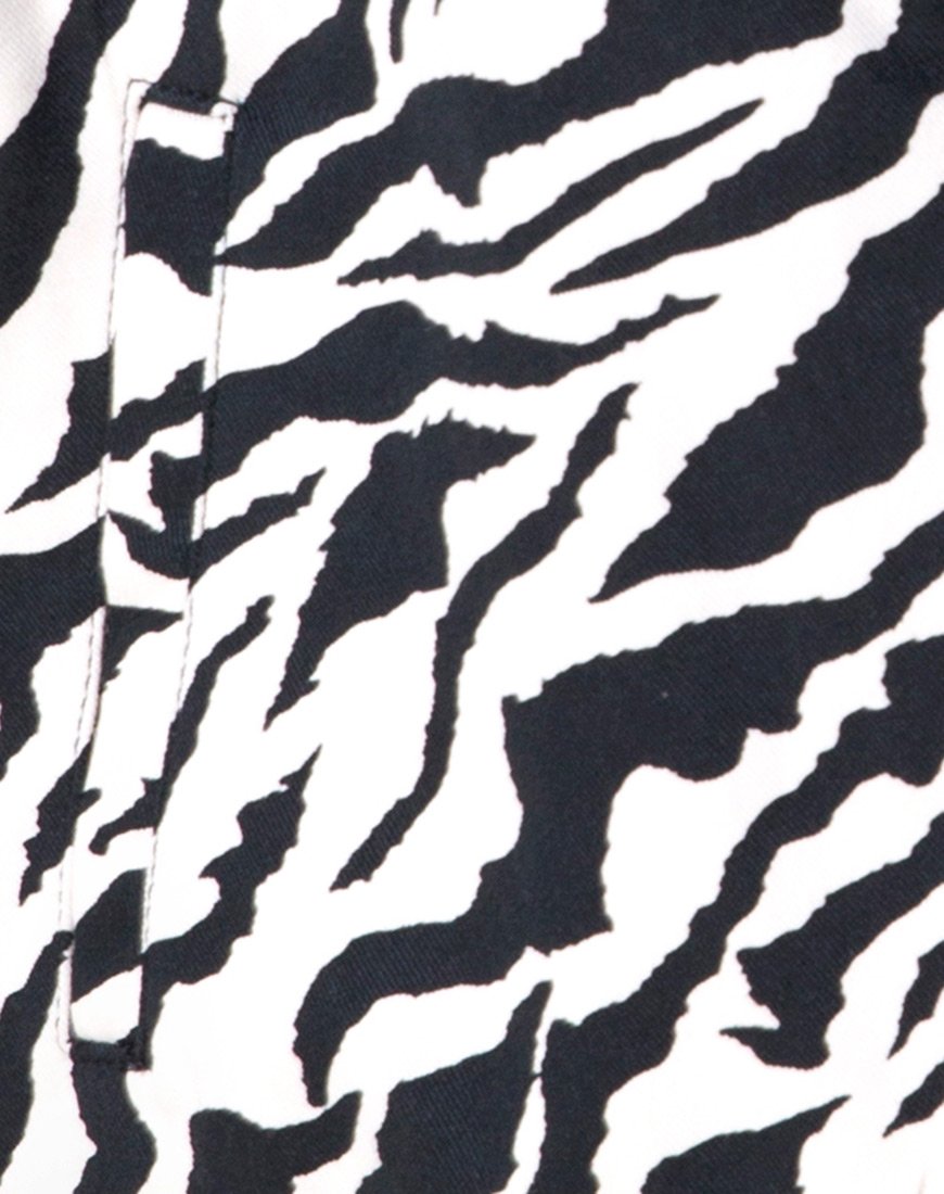 Image de la veste Agatha en zèbre des années 90