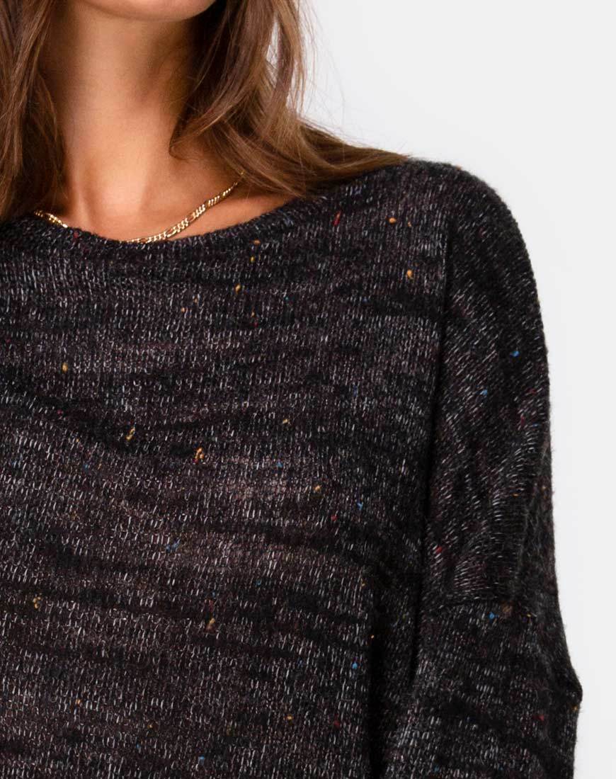 Image de l'Ajie Jumper in Black Knit