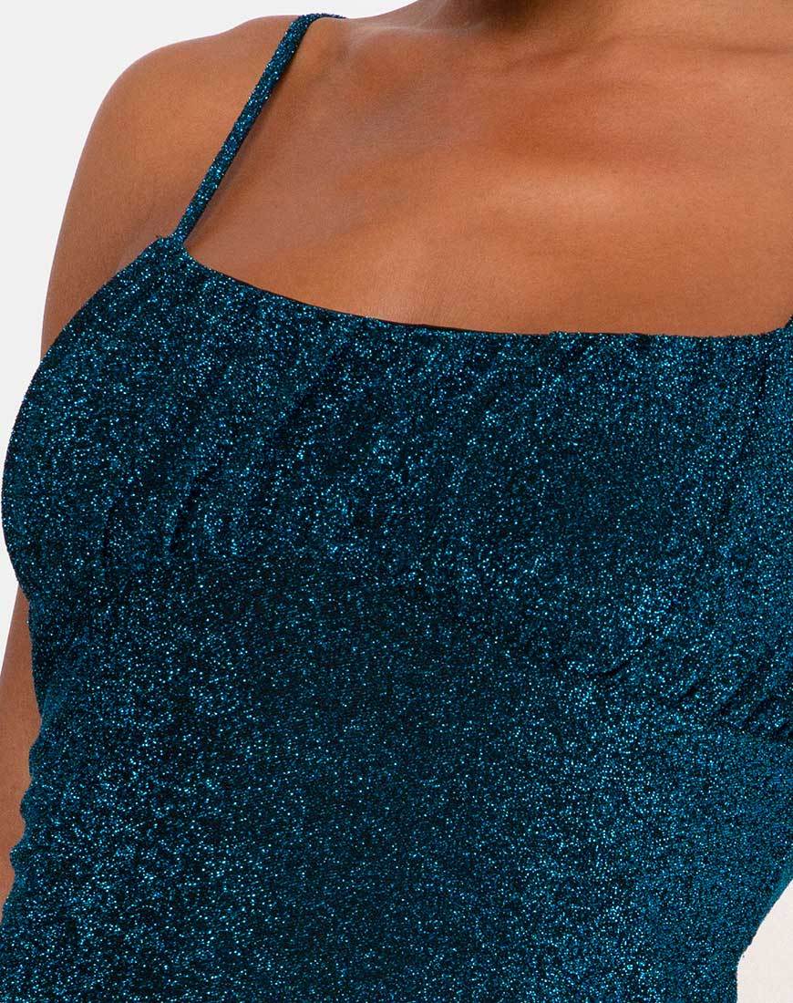 Image of Alene Bodycon Dress in Sapphire Blue