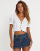 image de Aley Crop Top in White