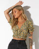 image de Aley Top in Spring Ditsy Yellow