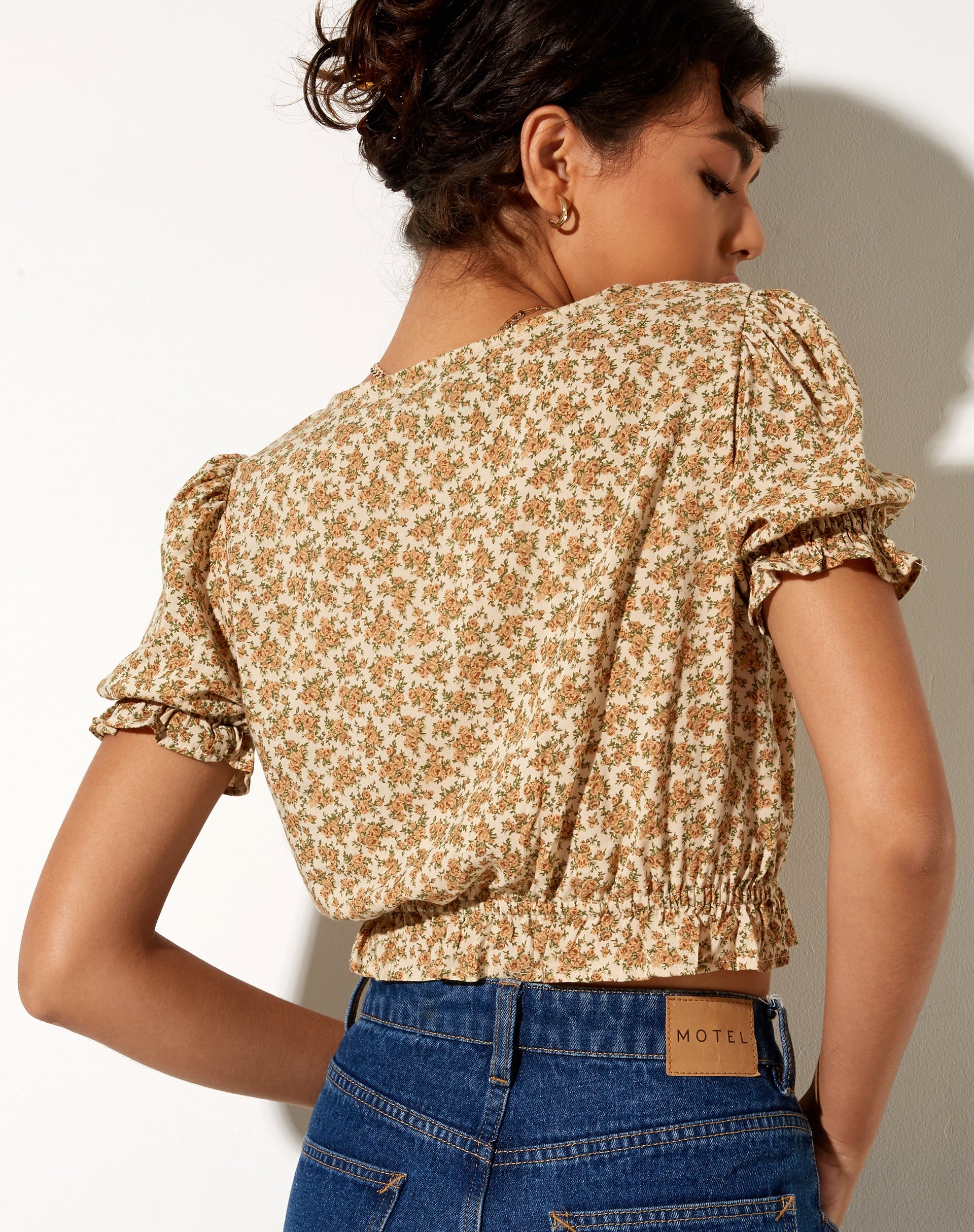 Image de Aley Crop Top in Washed Ditsy