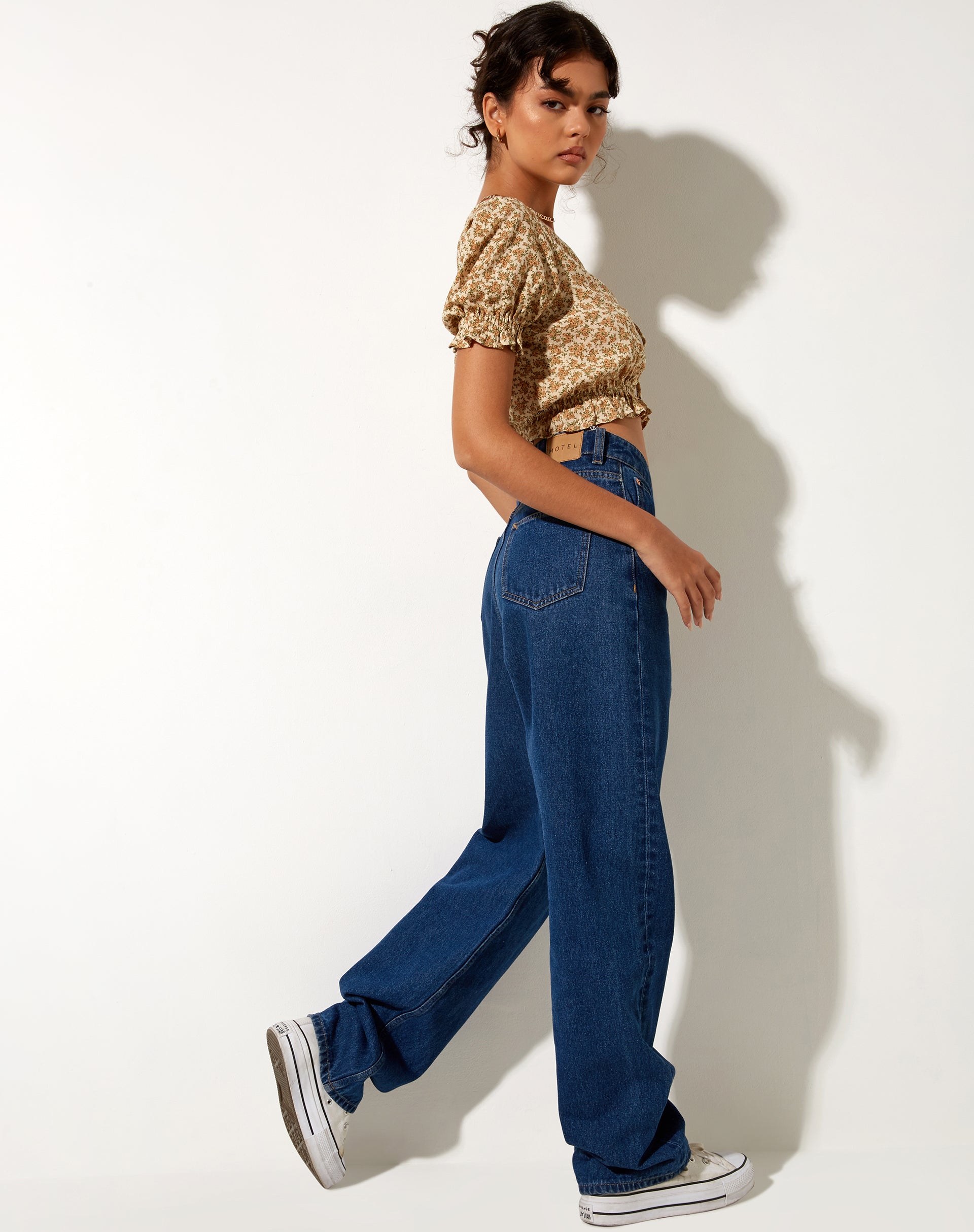 Image de Aley Crop Top in Washed Ditsy
