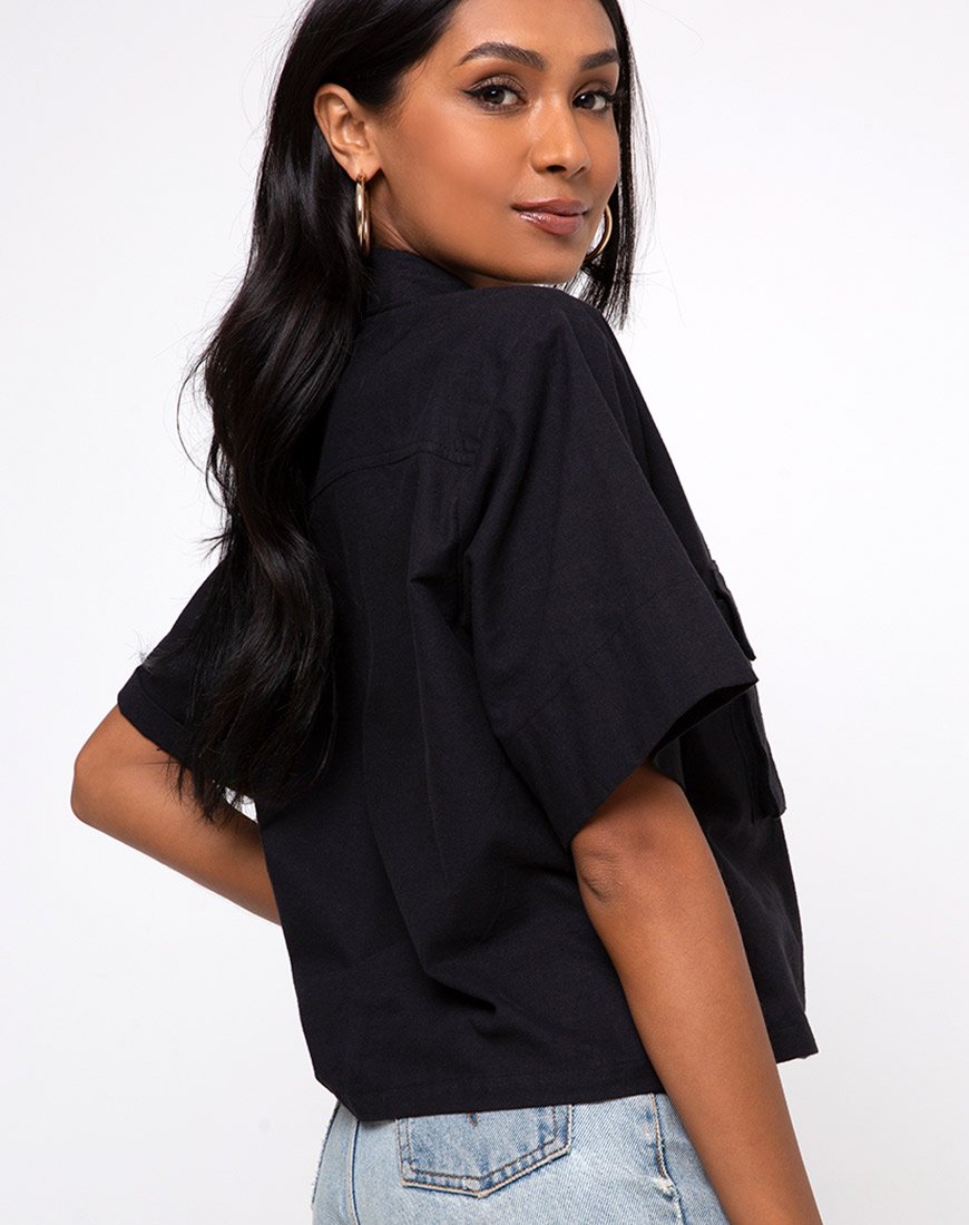 Chemise Alka Ultility, noir