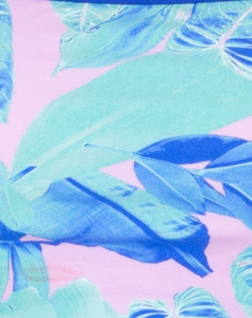 Image du haut de bikini à l'amande en Palm Glitch