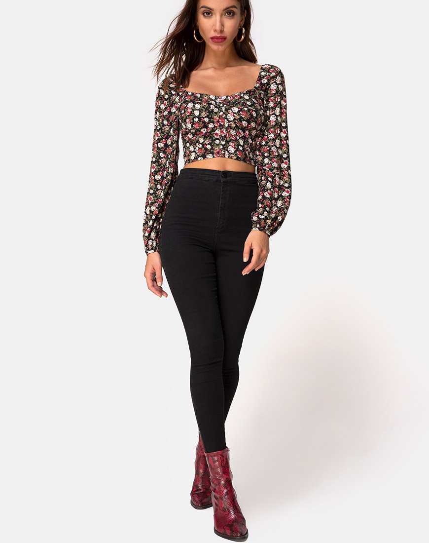 Image de Alor Crop Top in Courtney Floral