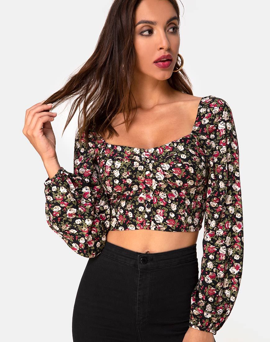 Image de Alor Crop Top in Courtney Floral