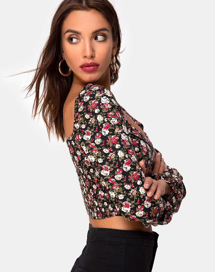 Image de Alor Crop Top in Courtney Floral