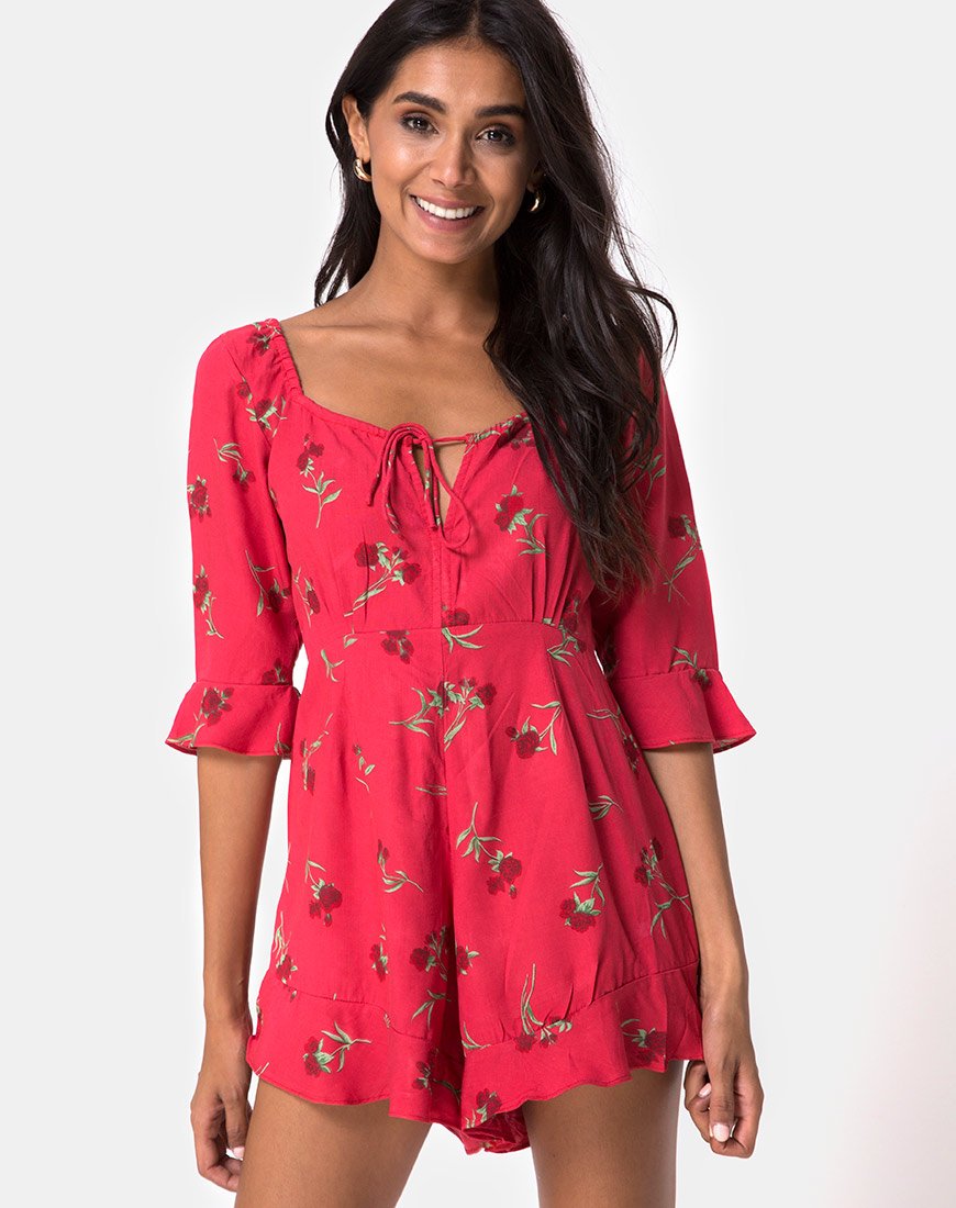 Combinaison Altary, Rouge Rose Pink