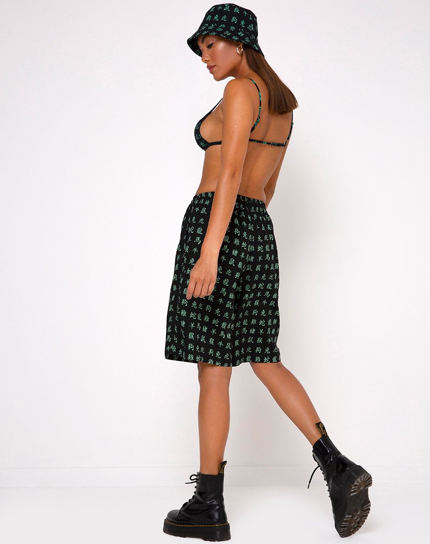 Image de Alvaro Short in Hidden Charm Black Peppermint