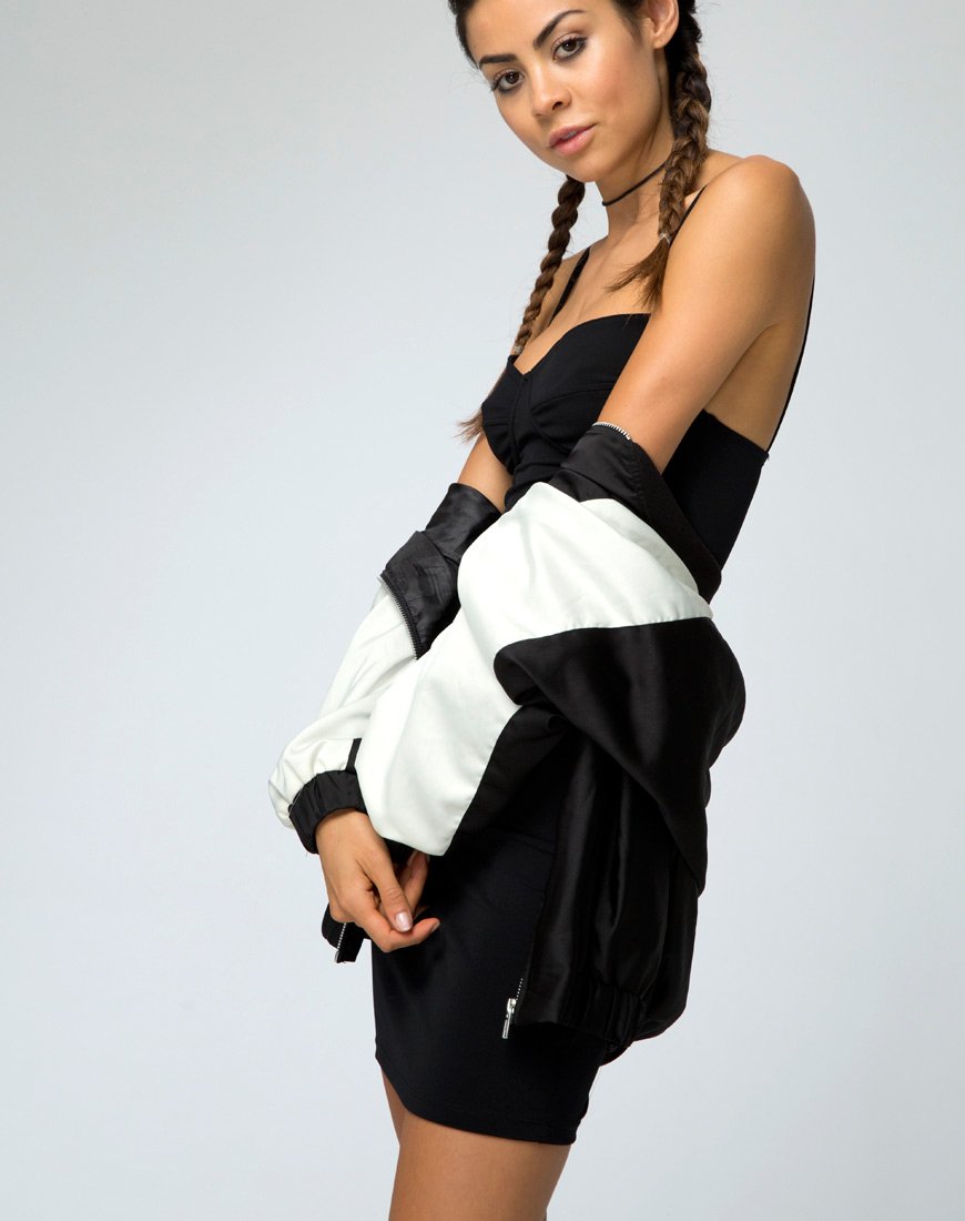 Image of Alvina Bodycon Dress in Black