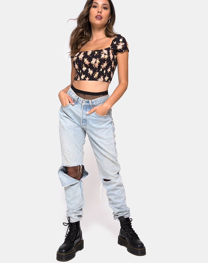 Image de Alya Crop Top in Antique Rose